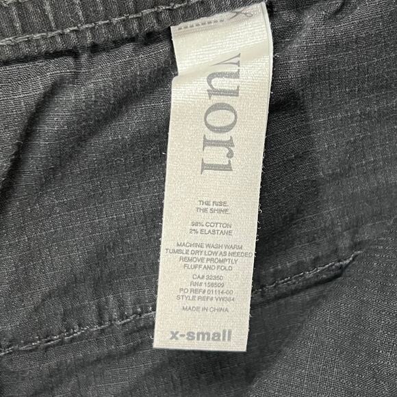 Vuori Ripstop Shorts Womens XS Black Camo Walking Running Sporty Casual Gorpcore - Picture 11 of 14